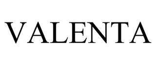 VALENTA Trademark Image