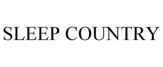 SLEEP COUNTRY Trademark Image
