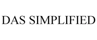 DAS SIMPLIFIED Trademark Image