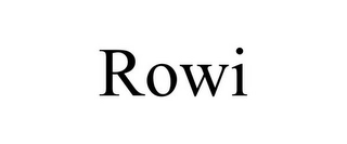 ROWI Trademark Image