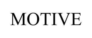 MOTIVE Trademark Image