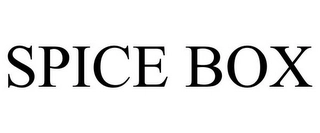 SPICE BOX Trademark Image