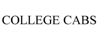 COLLEGE CABS Trademark Image