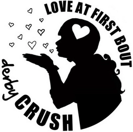 DERBY CRUSH LOVE AT FIRST BOUT Trademark Image