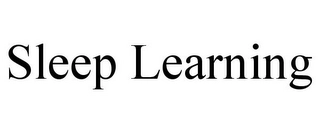 SLEEP LEARNING Trademark Image