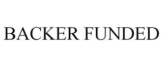 BACKER FUNDED Trademark Image