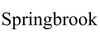 SPRINGBROOK Trademark Image