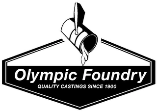 OLYMPIC FOUNDRY QUALITY CASTINGS SINCE 1900 Trademark Image