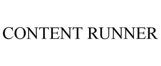 CONTENT RUNNER Trademark Image