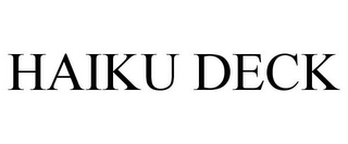HAIKU DECK Trademark Image