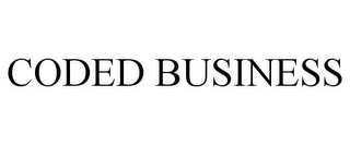 CODED BUSINESS Trademark Image