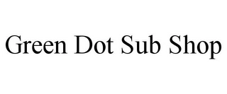 GREEN DOT SUB SHOP Trademark Image