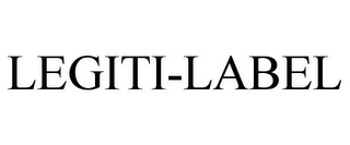 LEGITI-LABEL Trademark Image