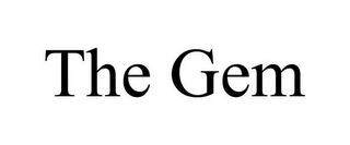 THE GEM Trademark Image