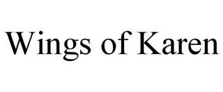 WINGS OF KAREN Trademark Image