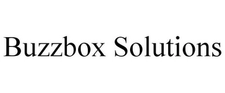 BUZZBOX SOLUTIONS Trademark Image