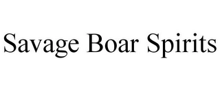 SAVAGE BOAR SPIRITS Trademark Image