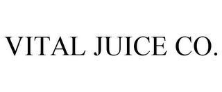 VITAL JUICE CO. Trademark Image