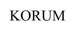 KORUM Trademark Image