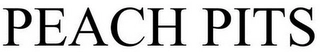 PEACH PITS Trademark Image