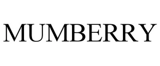MUMBERRY Trademark Image
