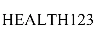 HEALTH123 Trademark Image