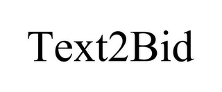 TEXT2BID Trademark Image
