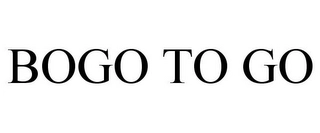 BOGO TO GO Trademark Image