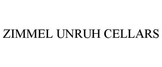 ZIMMEL UNRUH CELLARS Trademark Image