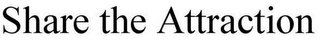 SHARE THE ATTRACTION Trademark Image