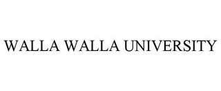 WALLA WALLA UNIVERSITY Trademark Image