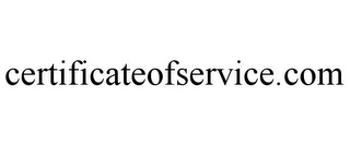 CERTIFICATEOFSERVICE.COM Trademark Image