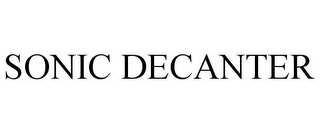 SONIC DECANTER Trademark Image