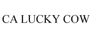 CA LUCKY COW Trademark Image