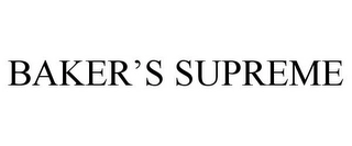 BAKER'S SUPREME Trademark Image