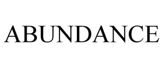 ABUNDANCE Trademark Image