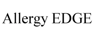 ALLERGY EDGE Trademark Image