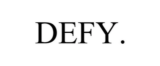 DEFY. Trademark Image