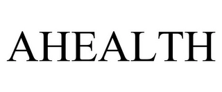 AHEALTH Trademark Image