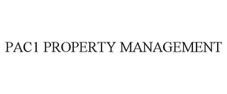 PAC1 PROPERTY MANAGEMENT Trademark Image