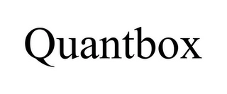 QUANTBOX Trademark Image