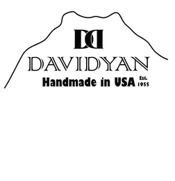 DD DAVIDYAN HANDMADE IN USA EST. 1955 Trademark Image