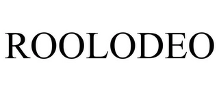 ROOLODEO Trademark Image