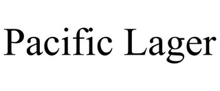 PACIFIC LAGER Trademark Image