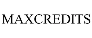 MAXCREDITS Trademark Image