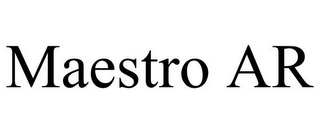 MAESTRO AR Trademark Image