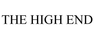 THE HIGH END Trademark Image