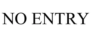 NO ENTRY Trademark Image
