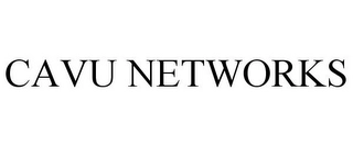 CAVU NETWORKS Trademark Image
