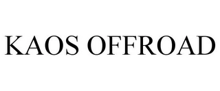 KAOS OFFROAD Trademark Image